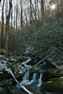 Squibb Creek Falls (lower), Horse Creek Recreation Area, Greene County, TN