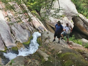 Rob and Richard at Steels Creek Falls